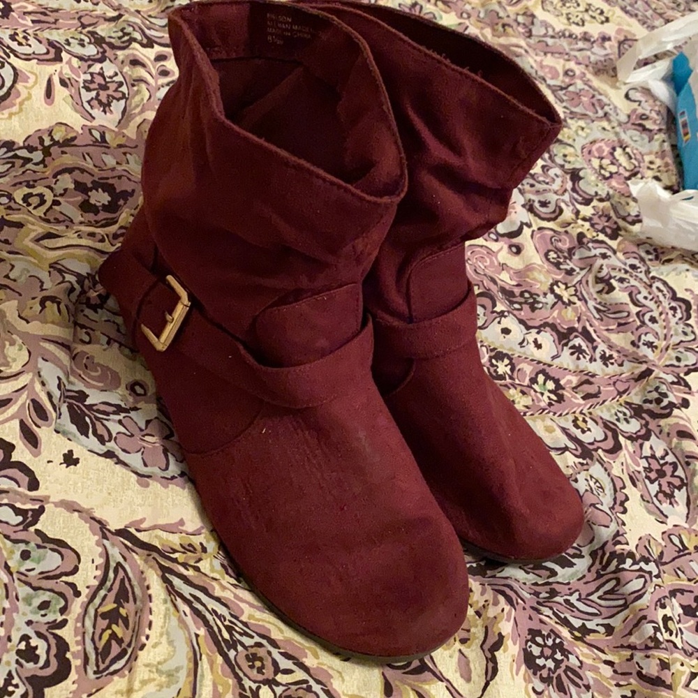 purple boots